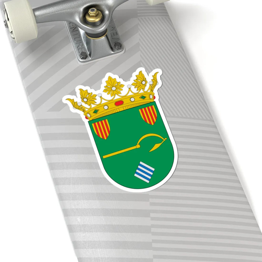 Escudo de Aladrén (Spain) (Coat of Arms) STICKER Vinyl Kiss-Cut Decal - The Sticker Space