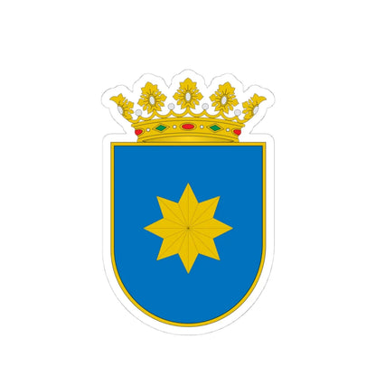 Escudo de Alaejos (Spain) (Coat of Arms) STICKER Vinyl Kiss-Cut Decal 4 Inch White - The Sticker Space