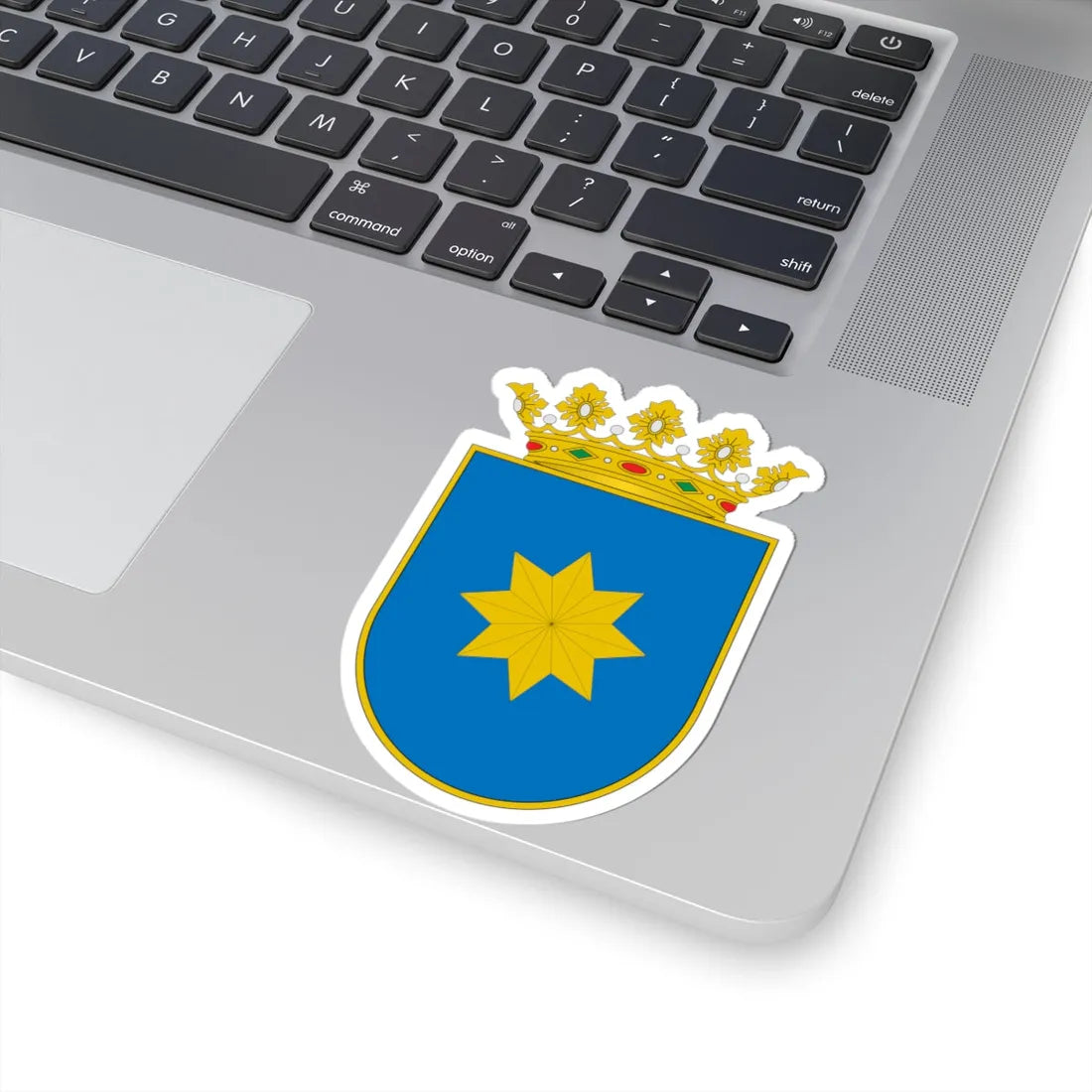 Escudo de Alaejos (Spain) (Coat of Arms) STICKER Vinyl Kiss-Cut Decal - The Sticker Space