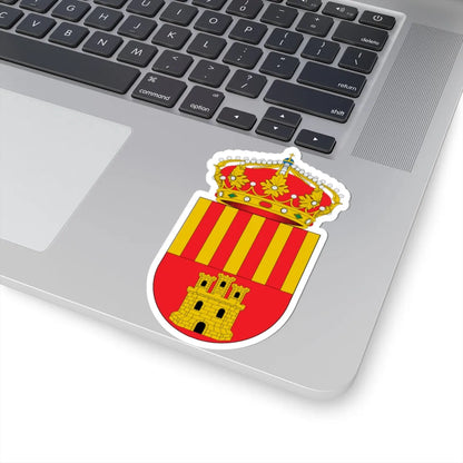 Escudo de Alagón-Zaragoza (Spain) (Coat of Arms) STICKER Vinyl Kiss-Cut Decal - The Sticker Space