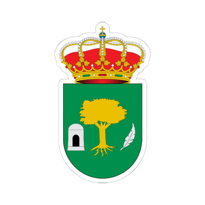 Escudo de Alajar (Spain) (Coat of Arms) STICKER Vinyl Kiss-Cut Decal 6 Inch White - The Sticker Space