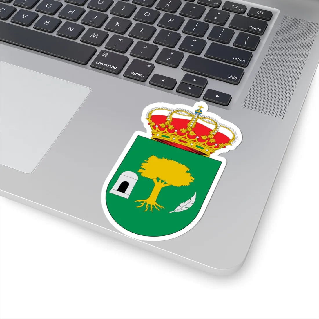 Escudo de Alajar (Spain) (Coat of Arms) STICKER Vinyl Kiss-Cut Decal - The Sticker Space