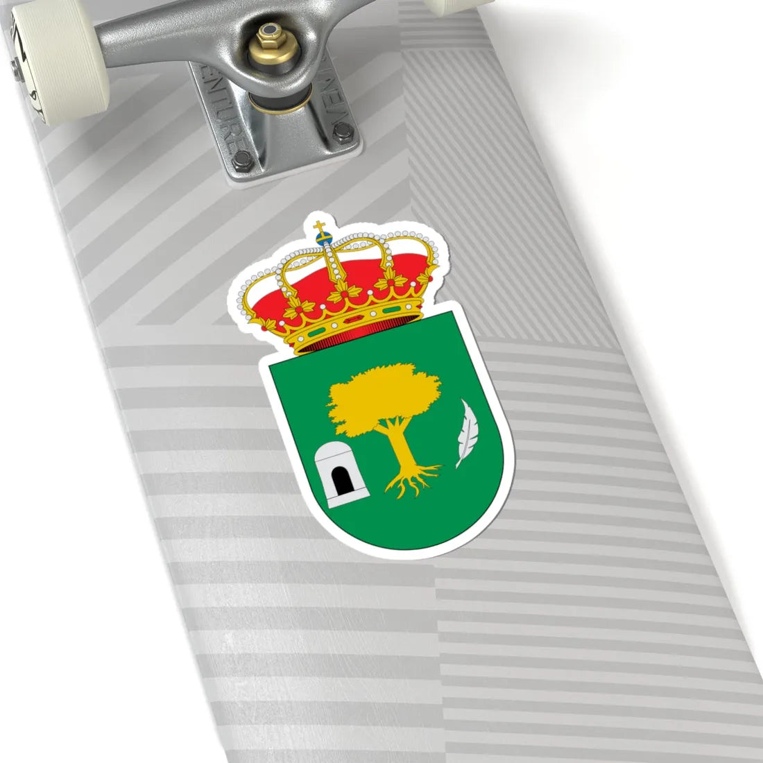 Escudo de Alajar (Spain) (Coat of Arms) STICKER Vinyl Kiss-Cut Decal - The Sticker Space