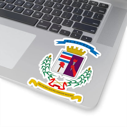 Escudo de Alajuela (Costa Rica) (Coat of Arms) STICKER Vinyl Kiss-Cut Decal - The Sticker Space