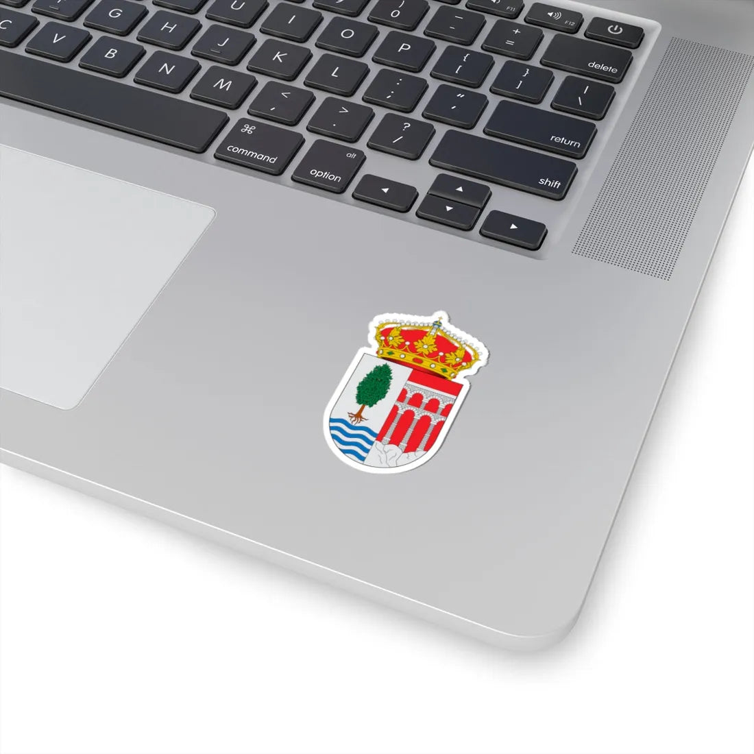 Escudo de Alameda del Valle (Spain) (Coat of Arms) STICKER Vinyl Kiss-Cut Decal - The Sticker Space