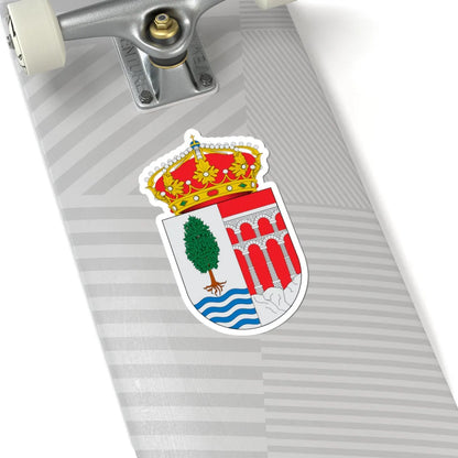 Escudo de Alameda del Valle (Spain) (Coat of Arms) STICKER Vinyl Kiss-Cut Decal - The Sticker Space