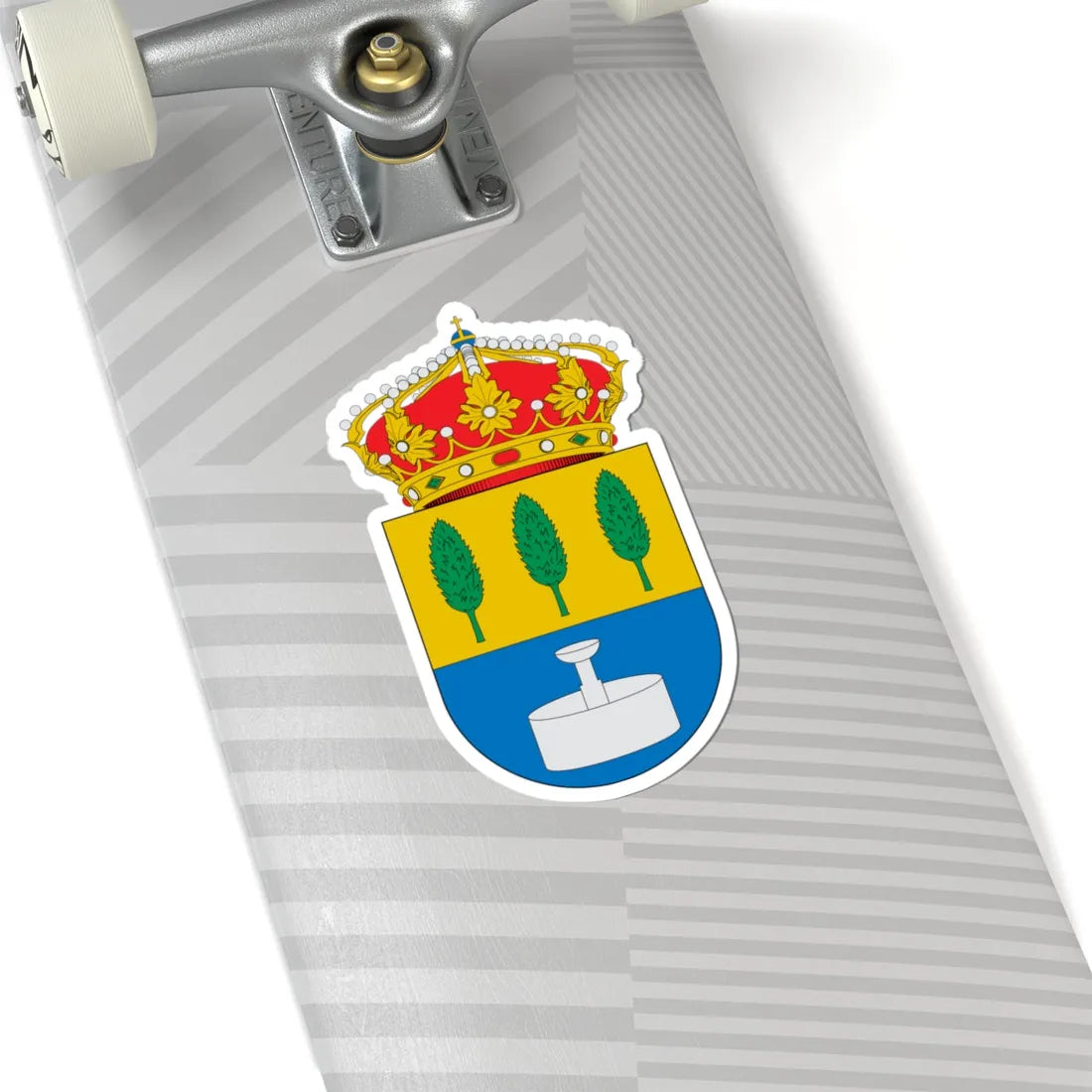 Escudo de Alameda (Spain) (Coat of Arms) STICKER Vinyl Kiss-Cut Decal - The Sticker Space
