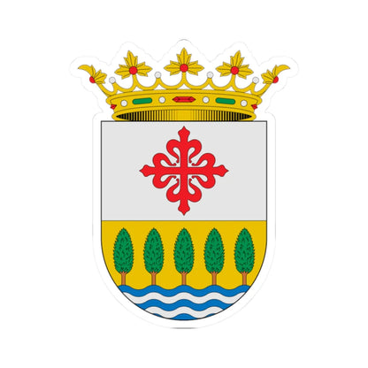 Escudo de Alamillo Ciudad Real (Spain) (Coat of Arms) STICKER Vinyl Kiss-Cut Decal 2 Inch White - The Sticker Space