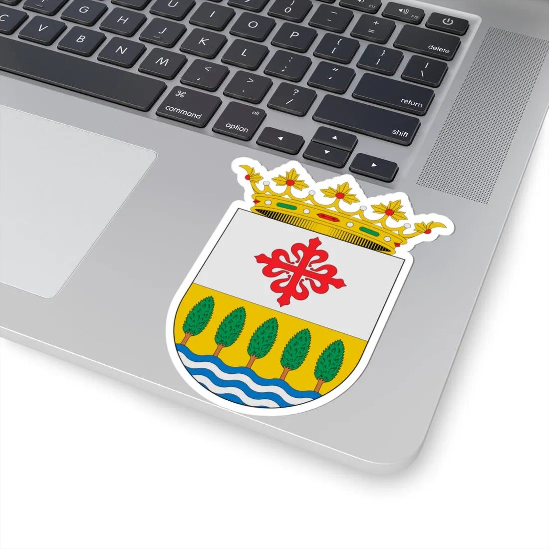 Escudo de Alamillo Ciudad Real (Spain) (Coat of Arms) STICKER Vinyl Kiss-Cut Decal - The Sticker Space