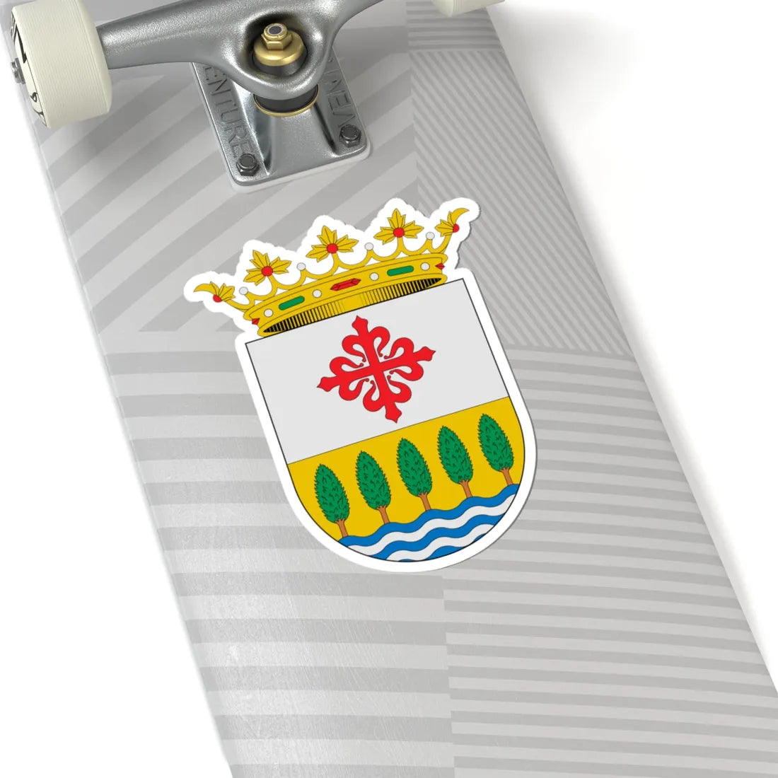 Escudo de Alamillo Ciudad Real (Spain) (Coat of Arms) STICKER Vinyl Kiss-Cut Decal - The Sticker Space