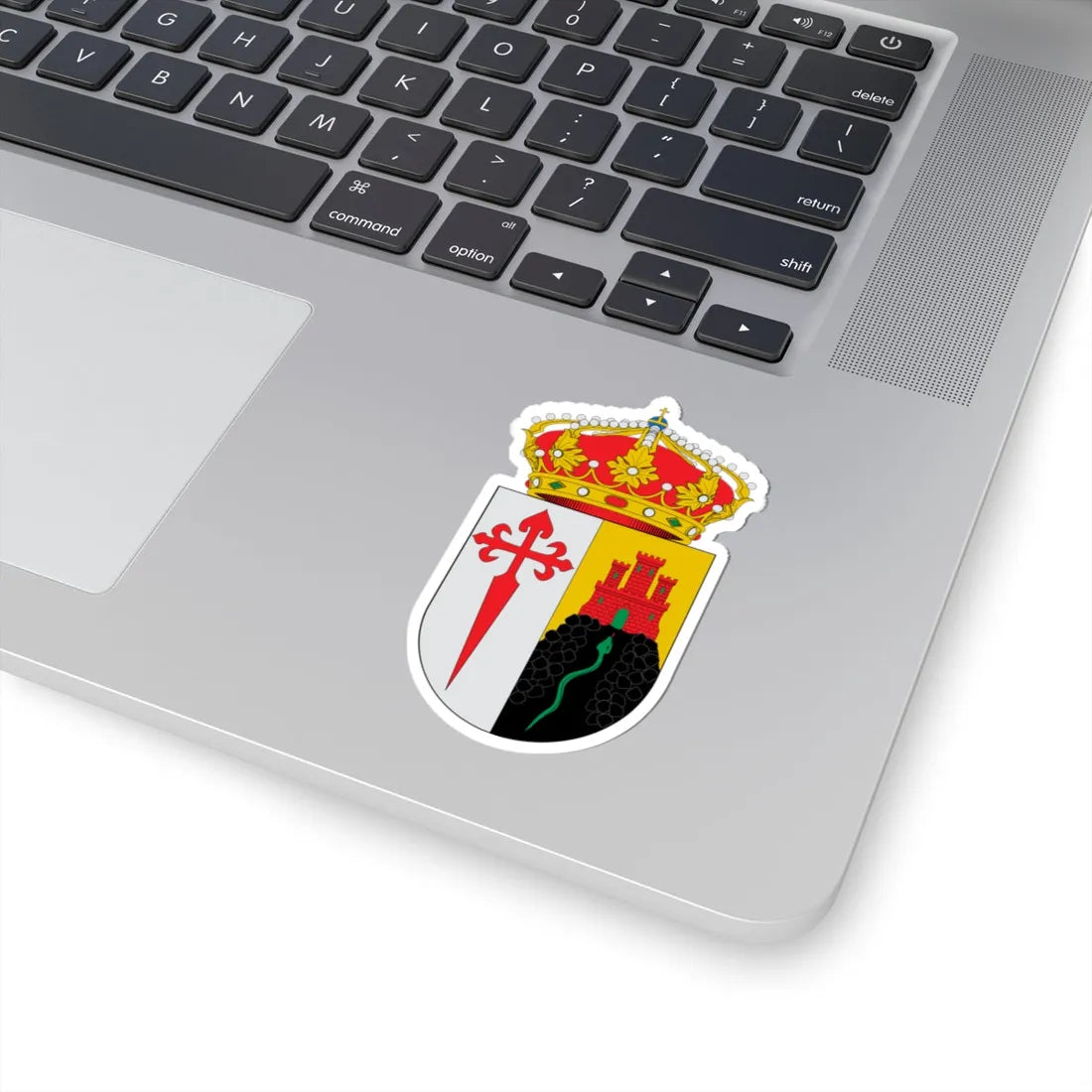 Escudo de Alange (Spain) (Coat of Arms) STICKER Vinyl Kiss-Cut Decal - The Sticker Space