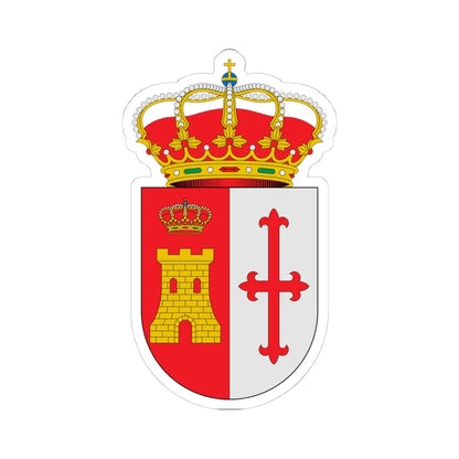 Escudo de Alar del Rey Palencia (Spain) (Coat of Arms) STICKER Vinyl Kiss-Cut Decal 4 Inch White - The Sticker Space