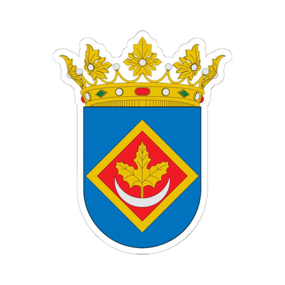 Escudo de Alarba-Zaragoza (Spain) (Coat of Arms) STICKER Vinyl Kiss-Cut Decal 6 Inch White - The Sticker Space
