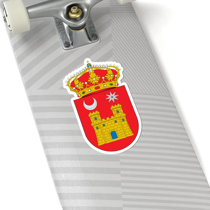 Escudo de Alarcón (Spain) (Coat of Arms) STICKER Vinyl Kiss-Cut Decal - The Sticker Space