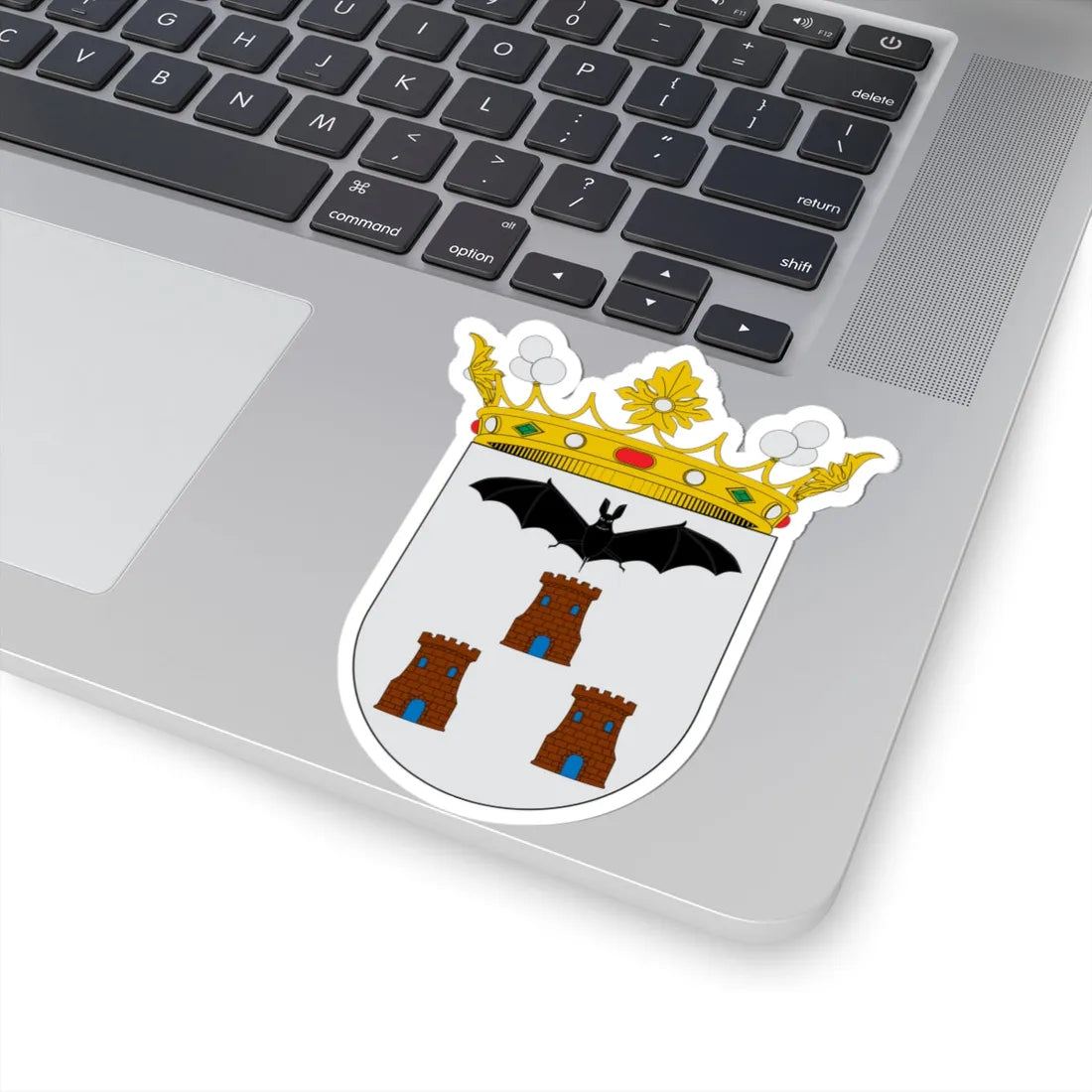 Escudo de Albacete (Spain) (Coat of Arms) STICKER Vinyl Kiss-Cut Decal - The Sticker Space