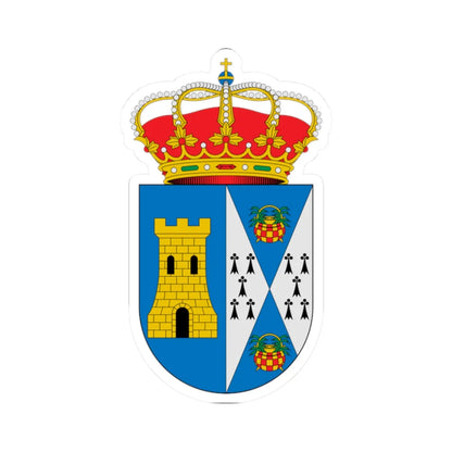 Escudo de Albaida del Aljarafe Sevilla (Spain) (Coat of Arms) STICKER Vinyl Kiss-Cut Decal 2 Inch White - The Sticker Space