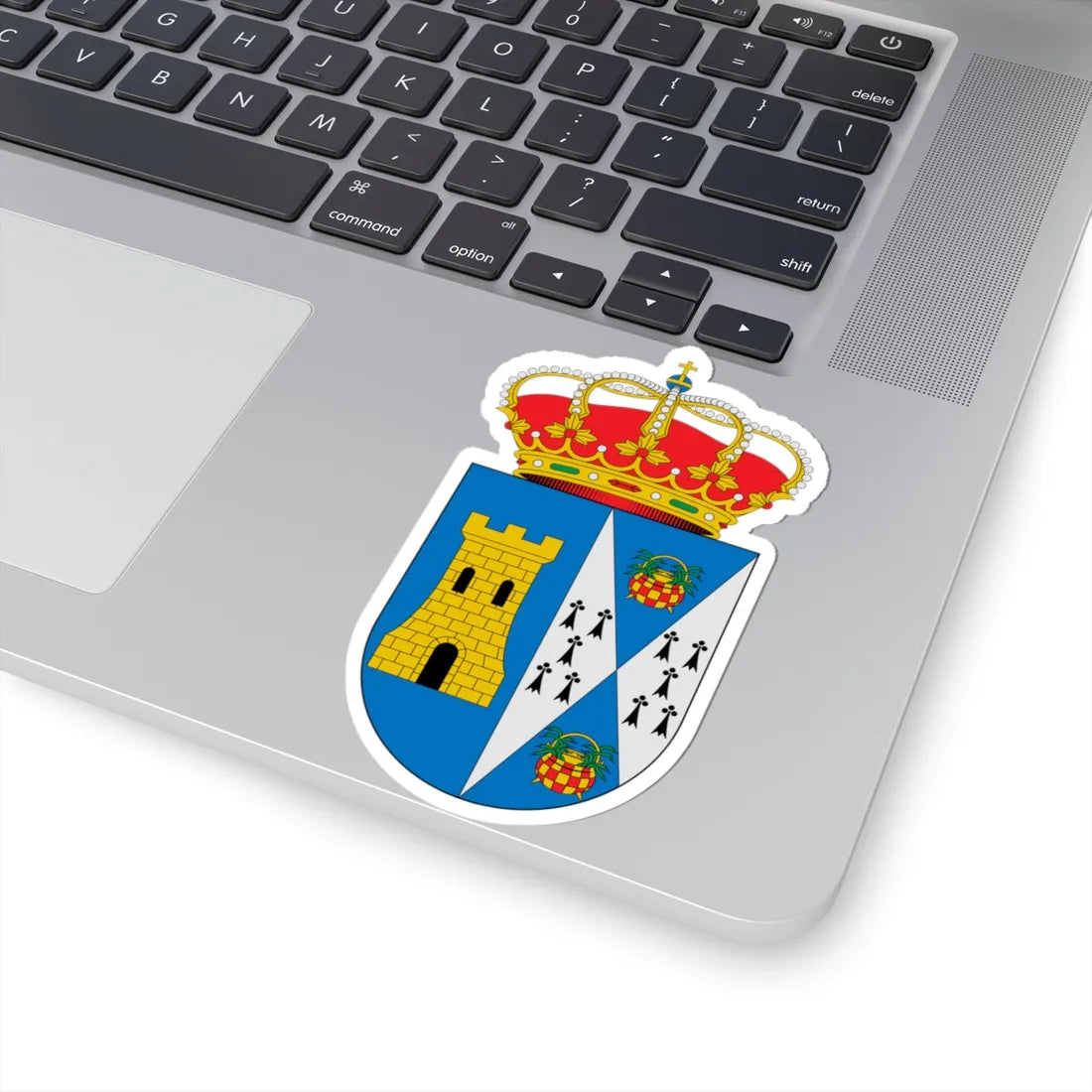 Escudo de Albaida del Aljarafe Sevilla (Spain) (Coat of Arms) STICKER Vinyl Kiss-Cut Decal - The Sticker Space