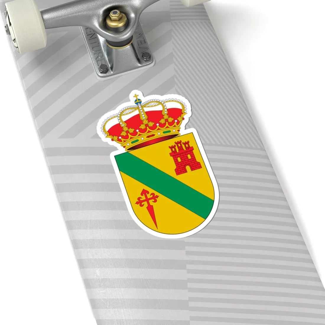 Escudo de Albaladejo Ciudad Real (Spain) (Coat of Arms) STICKER Vinyl Kiss-Cut Decal - The Sticker Space