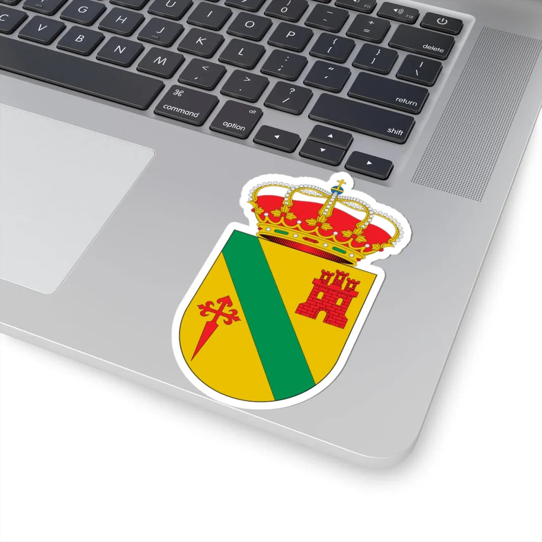 Escudo de Albaladejo Ciudad Real (Spain) (Coat of Arms) STICKER Vinyl Kiss-Cut Decal - The Sticker Space