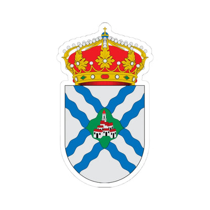 Escudo de Albalatillo (Spain) (Coat of Arms) STICKER Vinyl Kiss-Cut Decal 4 Inch White - The Sticker Space