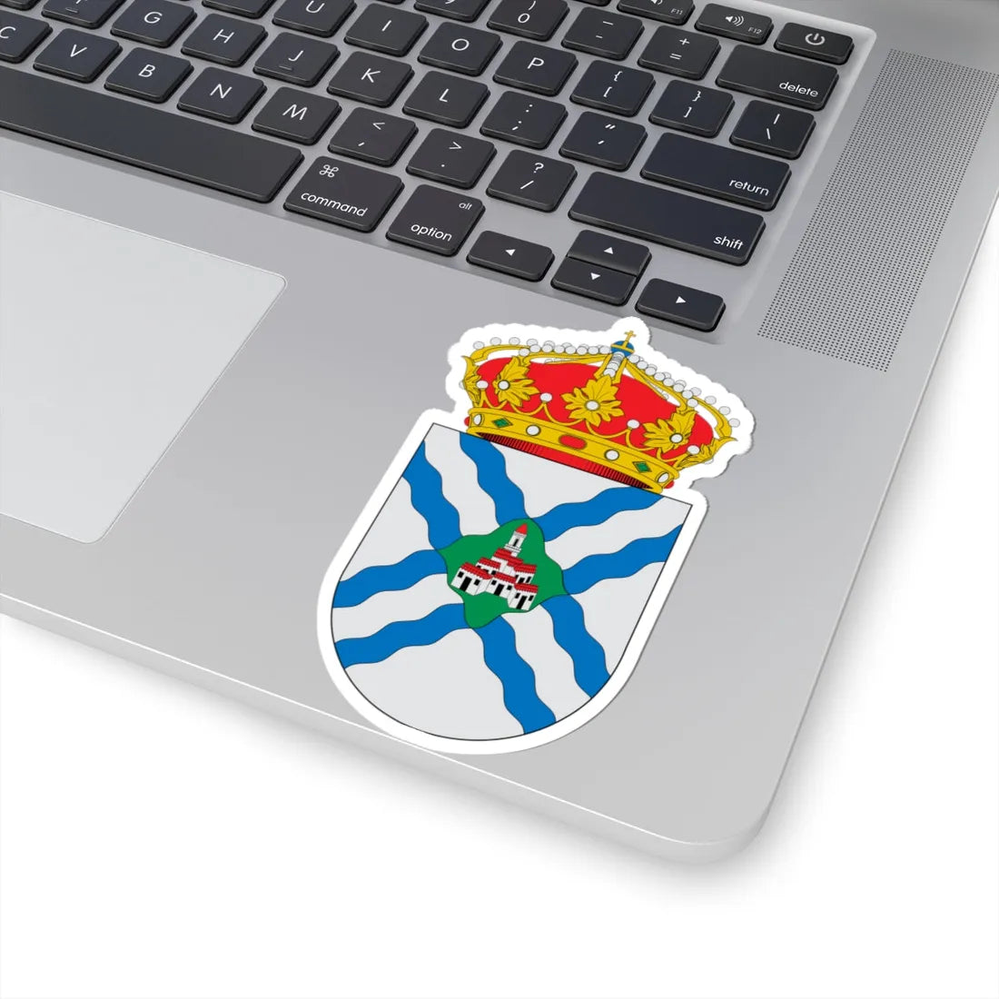 Escudo de Albalatillo (Spain) (Coat of Arms) STICKER Vinyl Kiss-Cut Decal - The Sticker Space