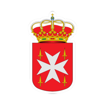 Escudo de Albares Guadalajara (Spain) (Coat of Arms) STICKER Vinyl Kiss-Cut Decal 2 Inch White - The Sticker Space