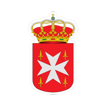 Escudo de Albares Guadalajara (Spain) (Coat of Arms) STICKER Vinyl Kiss-Cut Decal 3 Inch White - The Sticker Space