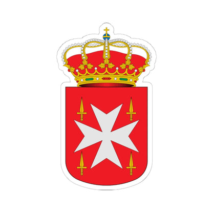 Escudo de Albares Guadalajara (Spain) (Coat of Arms) STICKER Vinyl Kiss-Cut Decal 6 Inch White - The Sticker Space