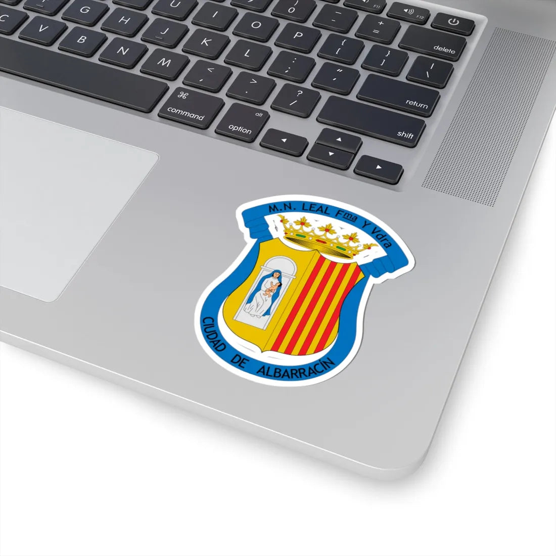 Escudo de Albarracín Teruel (Spain) (Coat of Arms) STICKER Vinyl Kiss-Cut Decal - The Sticker Space