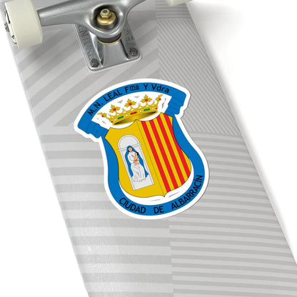 Escudo de Albarracín Teruel (Spain) (Coat of Arms) STICKER Vinyl Kiss-Cut Decal - The Sticker Space