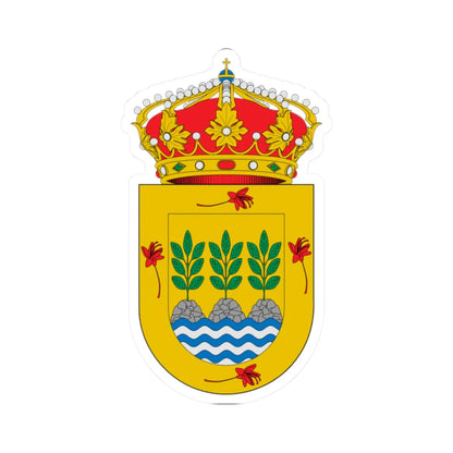 Escudo de Albatana (Spain) (Coat of Arms) STICKER Vinyl Kiss-Cut Decal 2 Inch White - The Sticker Space