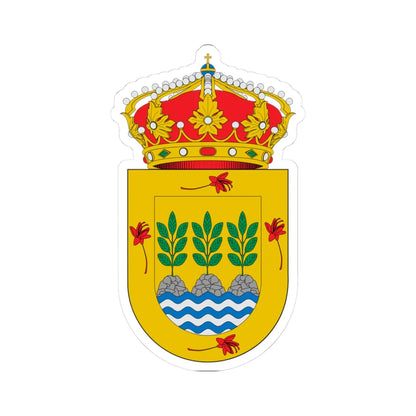 Escudo de Albatana (Spain) (Coat of Arms) STICKER Vinyl Kiss-Cut Decal 3 Inch White - The Sticker Space