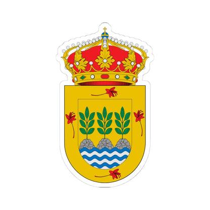 Escudo de Albatana (Spain) (Coat of Arms) STICKER Vinyl Kiss-Cut Decal 4 Inch White - The Sticker Space