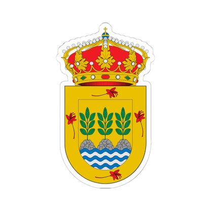 Escudo de Albatana (Spain) (Coat of Arms) STICKER Vinyl Kiss-Cut Decal 6 Inch White - The Sticker Space