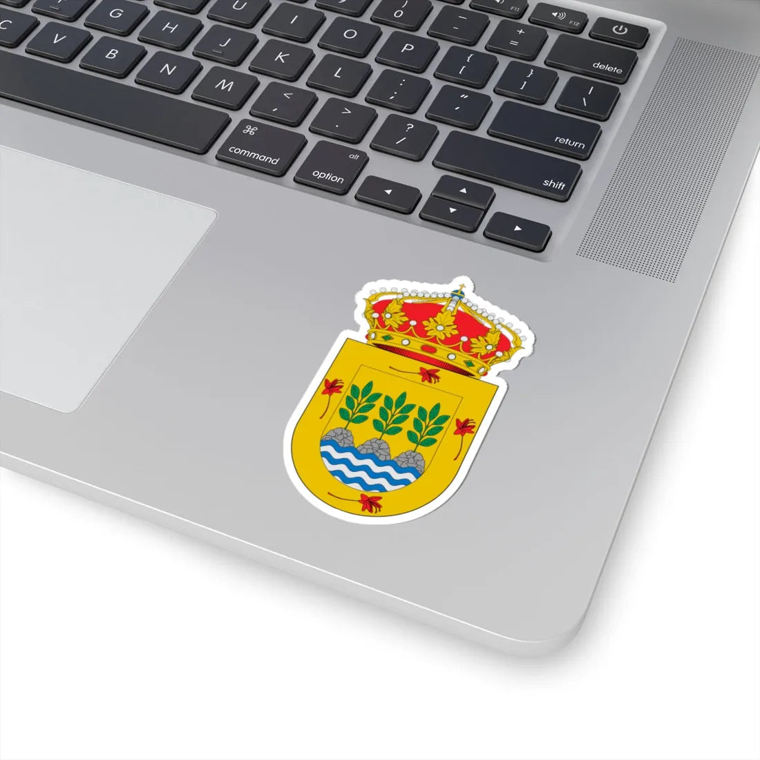 Escudo de Albatana (Spain) (Coat of Arms) STICKER Vinyl Kiss-Cut Decal - The Sticker Space