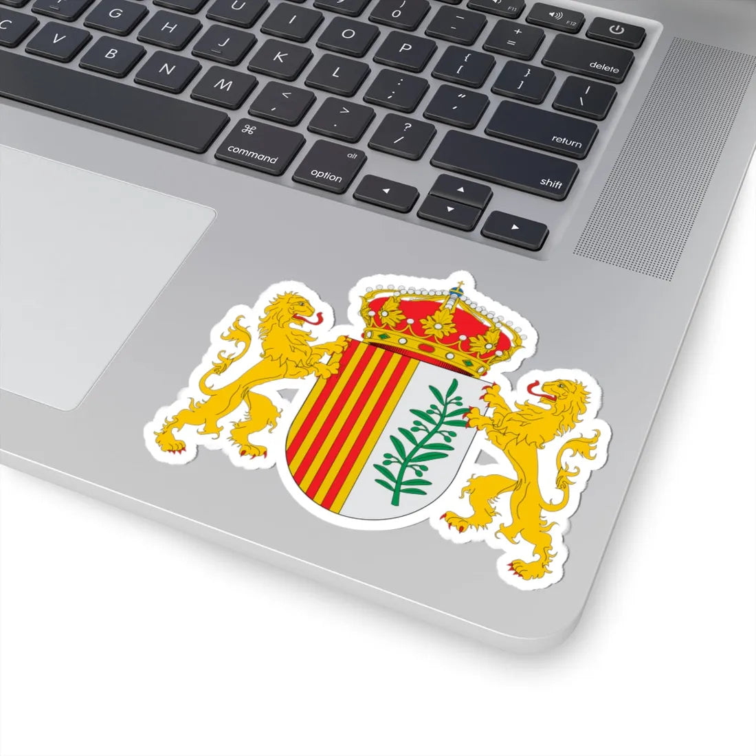 Escudo de Albelda (Spain) (Coat of Arms) STICKER Vinyl Kiss-Cut Decal - The Sticker Space