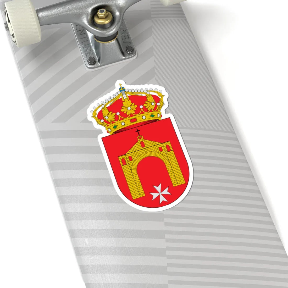Escudo de Alberite de San Juan (Spain) (Coat of Arms) STICKER Vinyl Kiss-Cut Decal - The Sticker Space