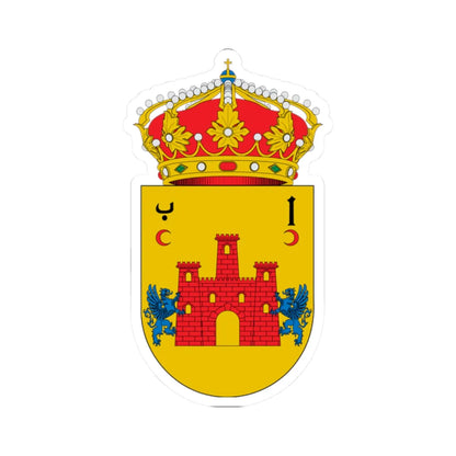 Escudo de Albeta (Spain) (Coat of Arms) STICKER Vinyl Kiss-Cut Decal 2 Inch White - The Sticker Space