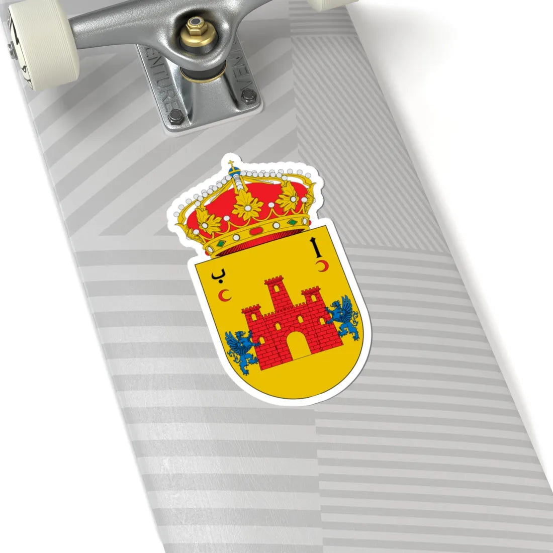 Escudo de Albeta (Spain) (Coat of Arms) STICKER Vinyl Kiss-Cut Decal - The Sticker Space
