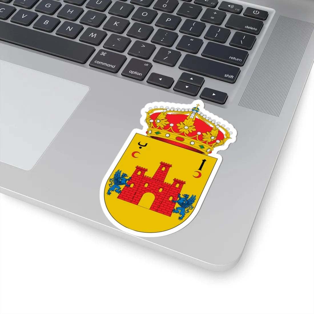 Escudo de Albeta (Spain) (Coat of Arms) STICKER Vinyl Kiss-Cut Decal - The Sticker Space
