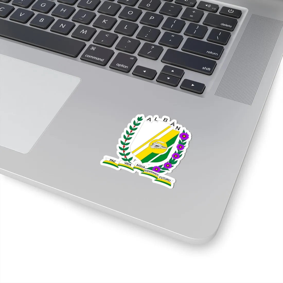 Escudo de Albán - Cundinamarca (Colombia) (Coat of Arms) STICKER Vinyl Kiss-Cut Decal - The Sticker Space