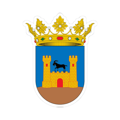 Escudo de Albocàsser (Spain) (Coat of Arms) STICKER Vinyl Kiss-Cut Decal 3 Inch White - The Sticker Space