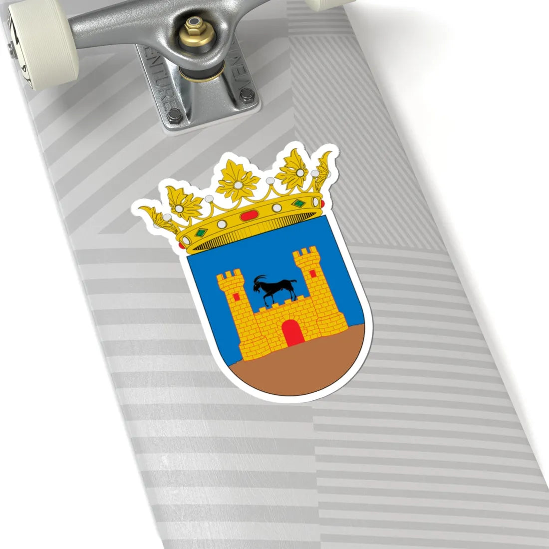 Escudo de Albocàsser (Spain) (Coat of Arms) STICKER Vinyl Kiss-Cut Decal - The Sticker Space