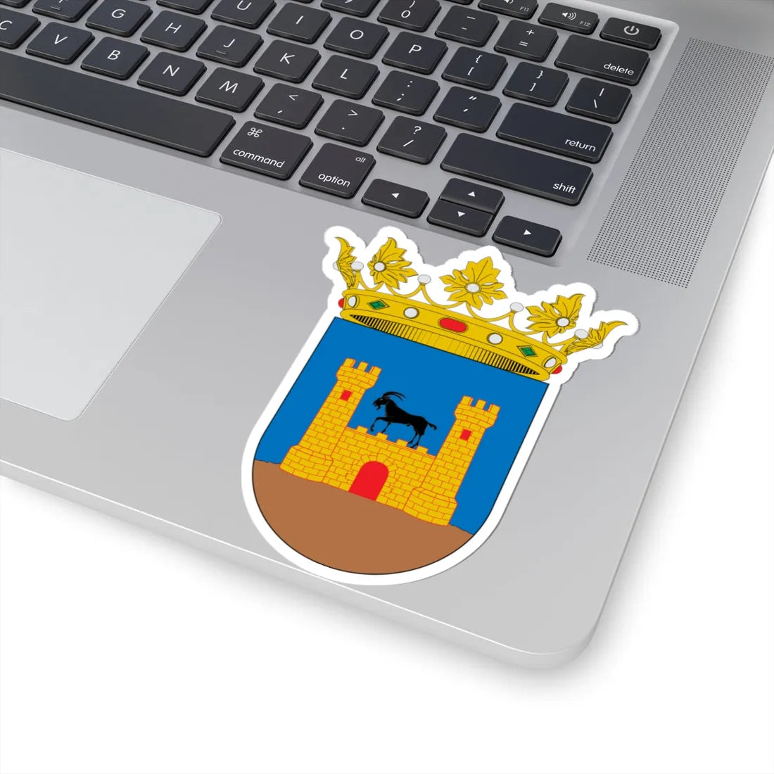 Escudo de Albocàsser (Spain) (Coat of Arms) STICKER Vinyl Kiss-Cut Decal - The Sticker Space