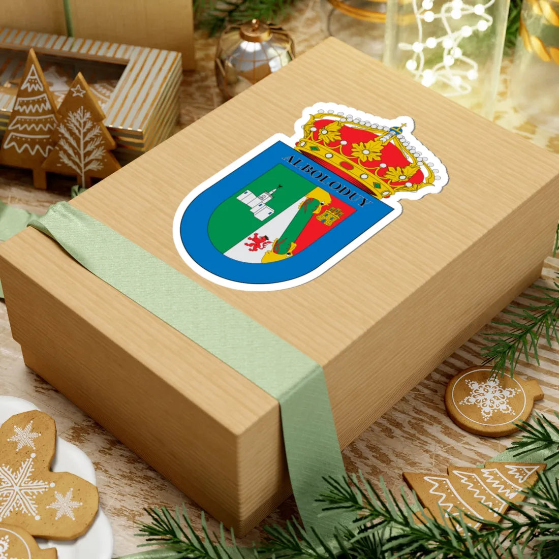 Escudo de Alboloduy (Spain) (Coat of Arms) STICKER Vinyl Kiss-Cut Decal - The Sticker Space