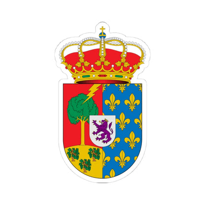 Escudo de Albondón Granada (Spain) (Coat of Arms) STICKER Vinyl Kiss-Cut Decal 4 Inch White - The Sticker Space