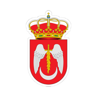 Escudo de Albornos Ávila (Spain) (Coat of Arms) STICKER Vinyl Kiss-Cut Decal 4 Inch White - The Sticker Space