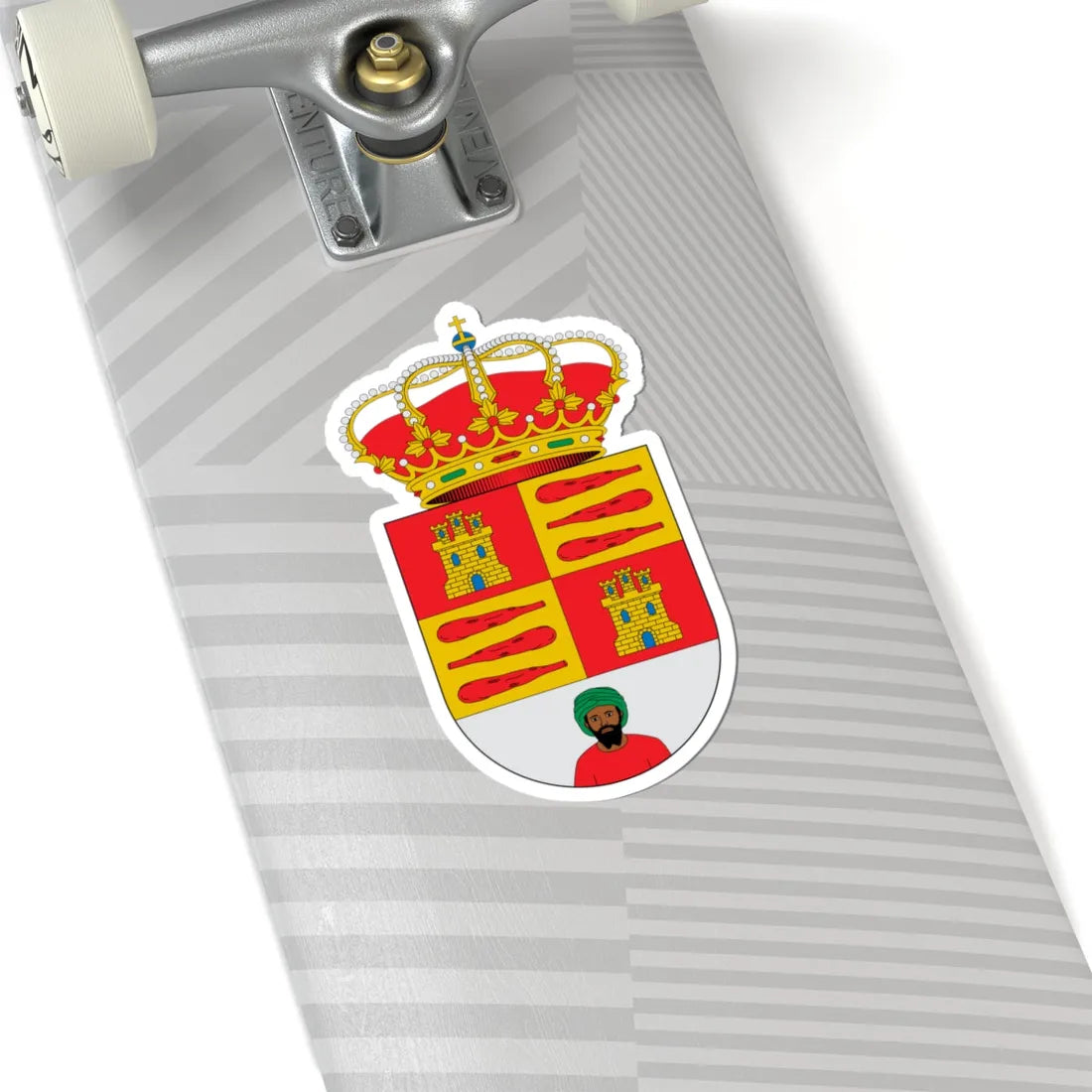 Escudo de Albuñol Granada (Spain) (Coat of Arms) STICKER Vinyl Kiss-Cut Decal - The Sticker Space