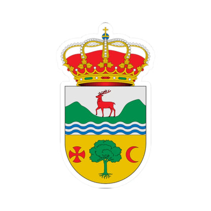 Escudo de Albuñuelas Granada (Spain) (Coat of Arms) STICKER Vinyl Kiss-Cut Decal 2 Inch White - The Sticker Space