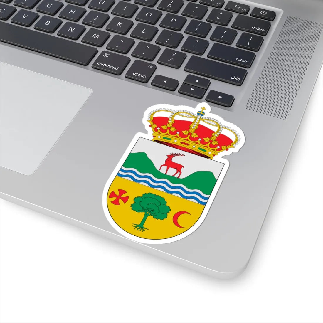 Escudo de Albuñuelas Granada (Spain) (Coat of Arms) STICKER Vinyl Kiss-Cut Decal - The Sticker Space